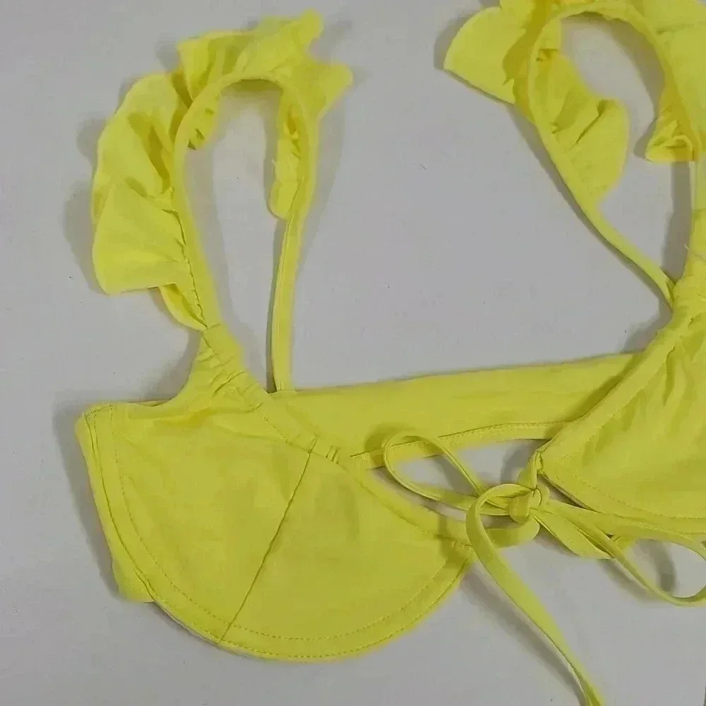 NWT FRANKIES BIKINIS Birdie Top